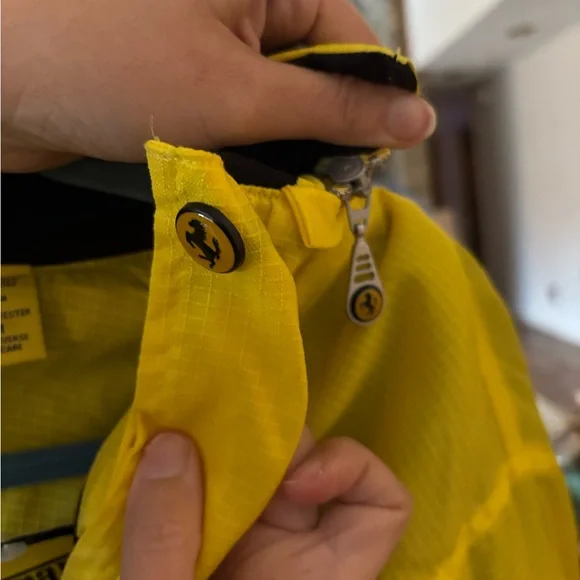 VINTAGE 1998 Ferrari F1 Racing Windbreaker with Removable Hood NWT - Picture 13 of 16